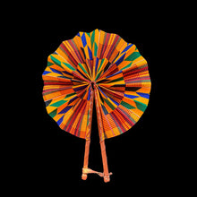 Load image into Gallery viewer, Ankara Handcrafted Fan
