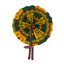 Load image into Gallery viewer, Ankara Handcrafted Fan
