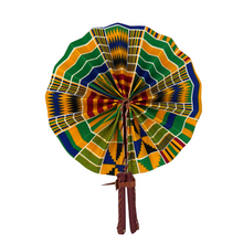 Load image into Gallery viewer, Ankara Handcrafted Fan
