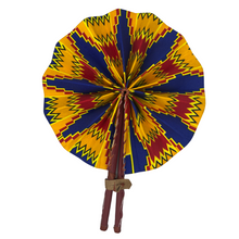 Load image into Gallery viewer, Ankara Handcrafted Fan
