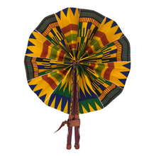 Load image into Gallery viewer, Ankara Handcrafted Fan
