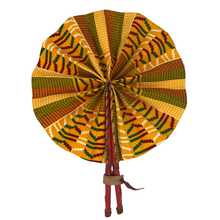 Load image into Gallery viewer, Ankara Handcrafted Fan
