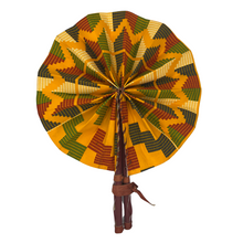 Load image into Gallery viewer, Ankara Handcrafted Fan
