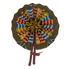 Load image into Gallery viewer, Ankara Handcrafted Fan
