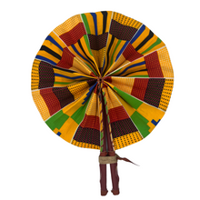 Load image into Gallery viewer, Ankara Handcrafted Fan
