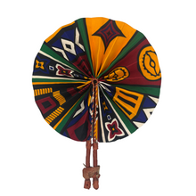 Load image into Gallery viewer, Ankara Handcrafted Fan
